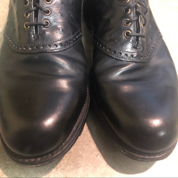 FootJoy Classic Premier black Ostrich golf shoes - Picture 3 of 8